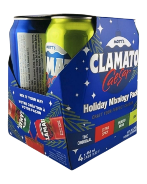 MOTT'S CLAMATO MIXOLOGY 4PK