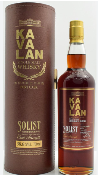 KAVALAN SOLIST PORT CASK SINGLE MALT 58.6%
