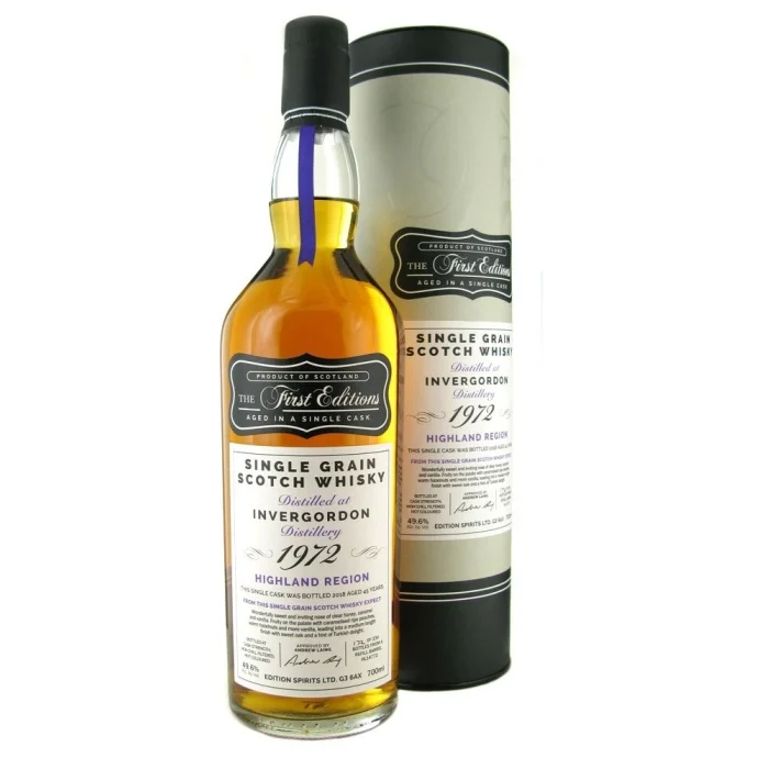 first edition invergordon 1972   700ML (49.6%)