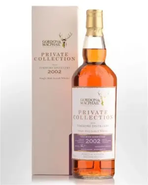 Gordon & Macphail Tormore 2002 cote wood