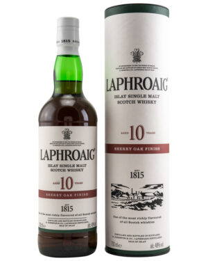 laphroaig 10 yr sherry oak finish  (48%)