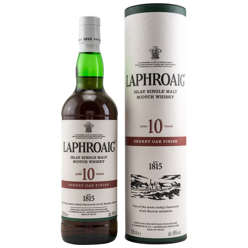 laphroaig 10 yr sherry oak finish  (48%)