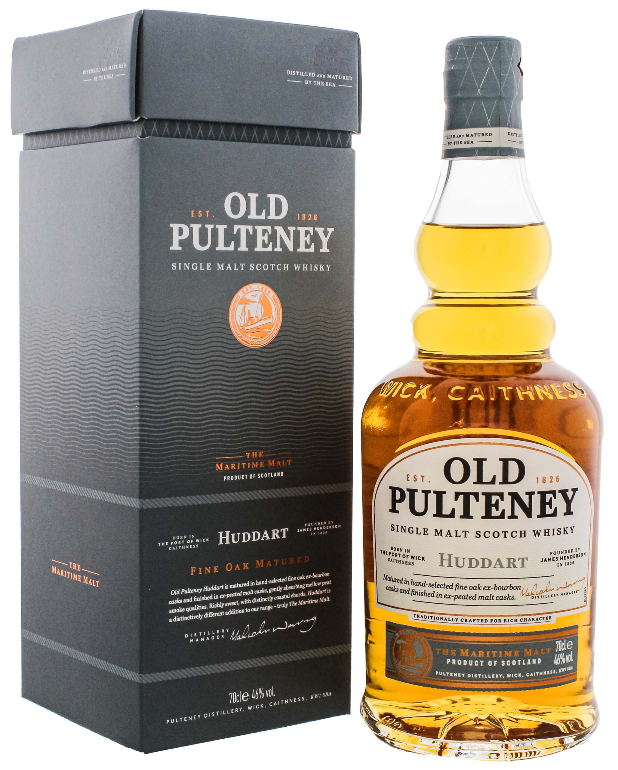 OLD PULTENEY HUDDART SINGLE MALT SCOTCH 15YEAR