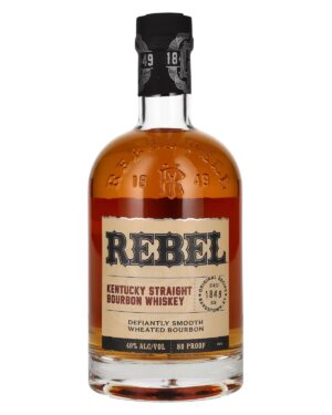 REBEL YELL 40% WITH EVERCLEAR 50ML ON PACK
