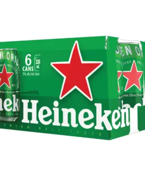 HEINEKEN LAGER 330ML | 6 CANS
