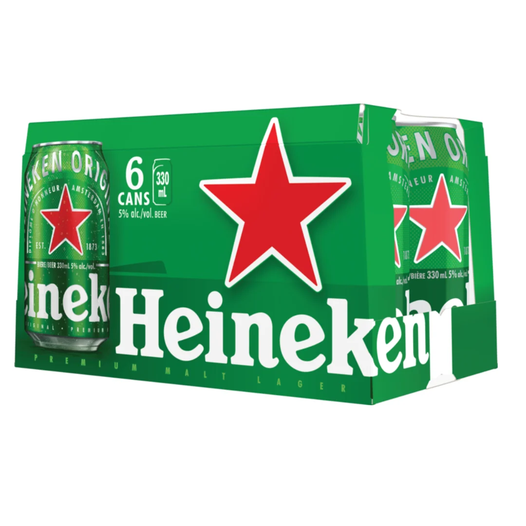 HEINEKEN LAGER 330ML | 6 CANS
