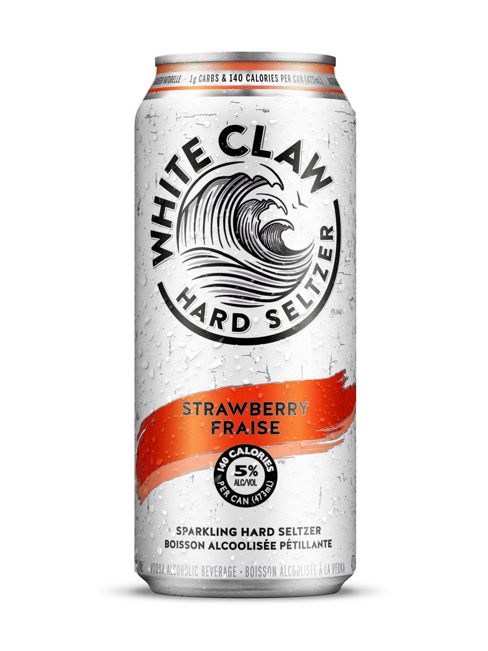 WHITE CLAW HARD SELTZER STRAWBERRY 473ML