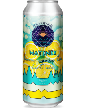 POLYRHYTHIM LEMON CREAM TEA TART ALE CLS 473ML 5%