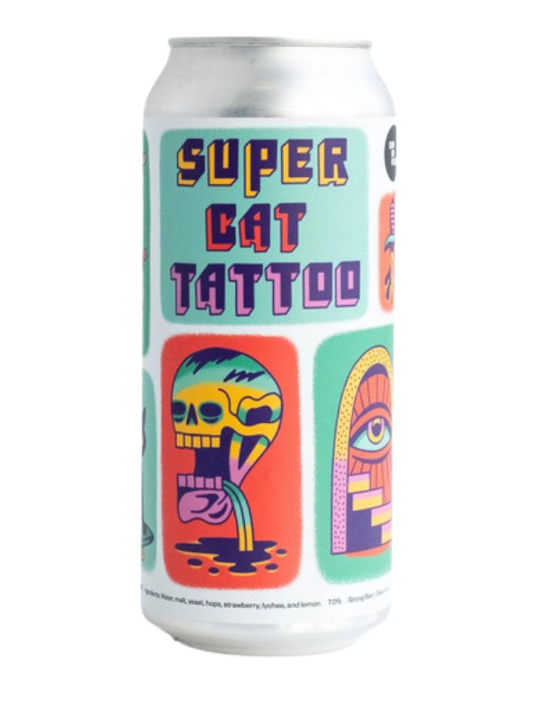 SUPERFLUX SUPER CAT STRAWBERRY LYCHEE 1892 473ML 7%