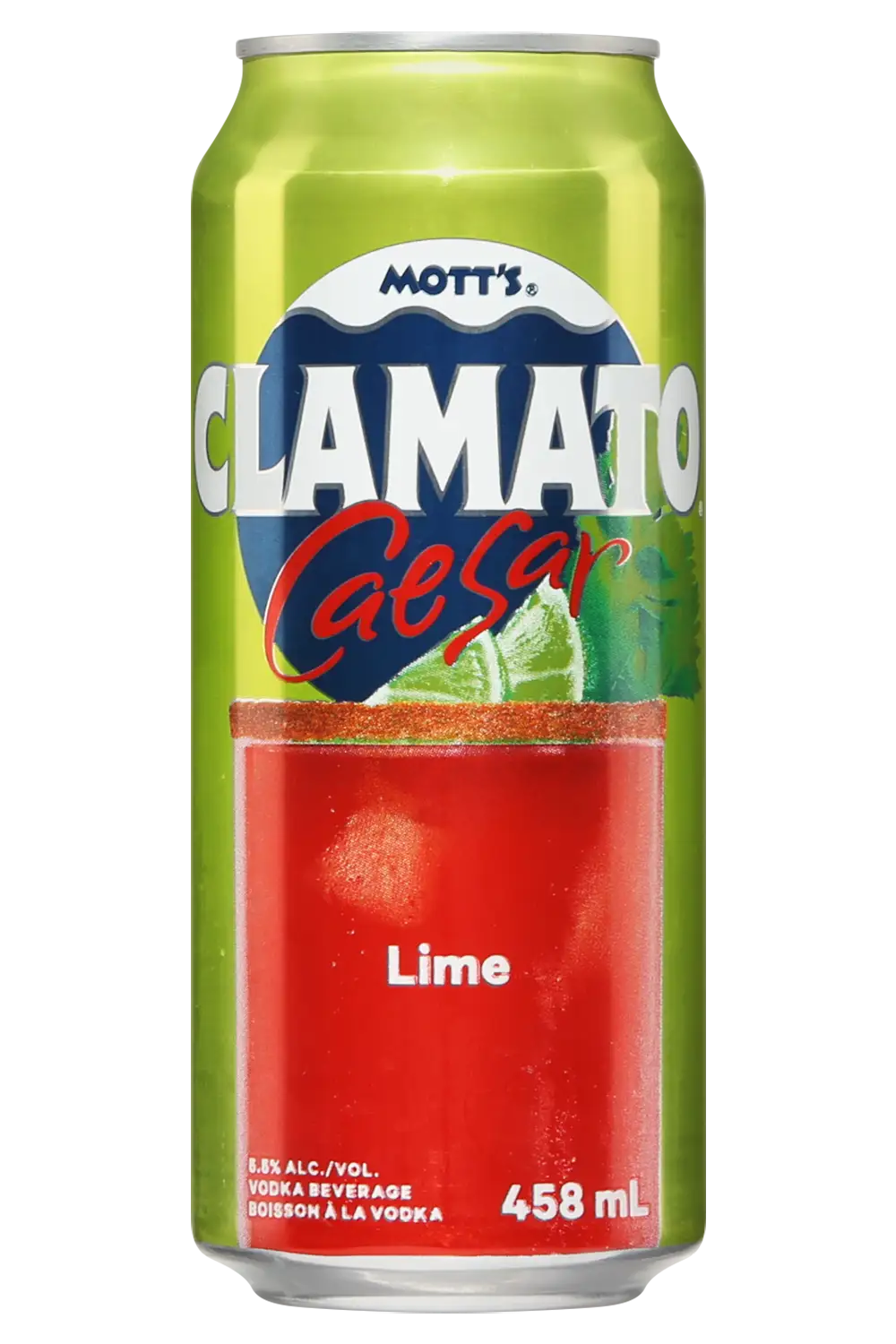 MOTT'S CLAMATO CAESAR LIME 458ml