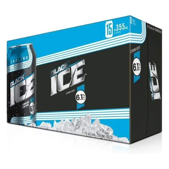 Black Ice Lager 355ML | 15 Cans