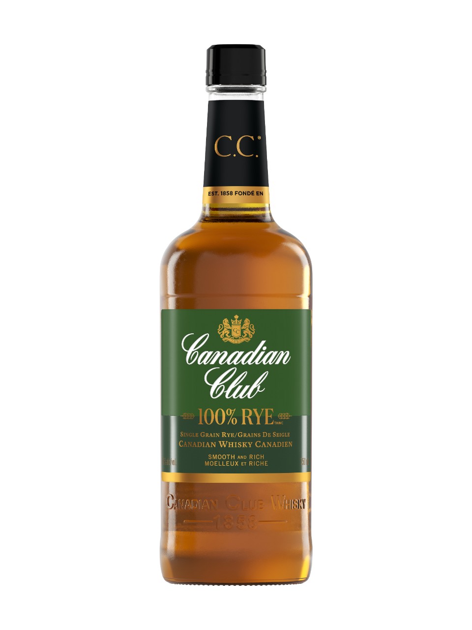 Canadian Club 100% Rye 750ml 40%