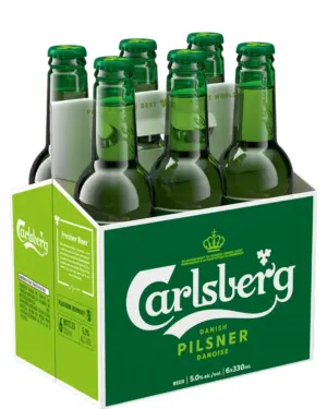 Carlsberg Pilsner 330ML | 6 BTL