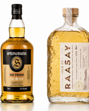 SPRINGBANK 5YR & RAASAY NA SIA UNPEATED EX-RYE SINGLE CASK DUO