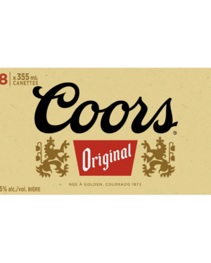 Coors Original 355ML 8 CANS