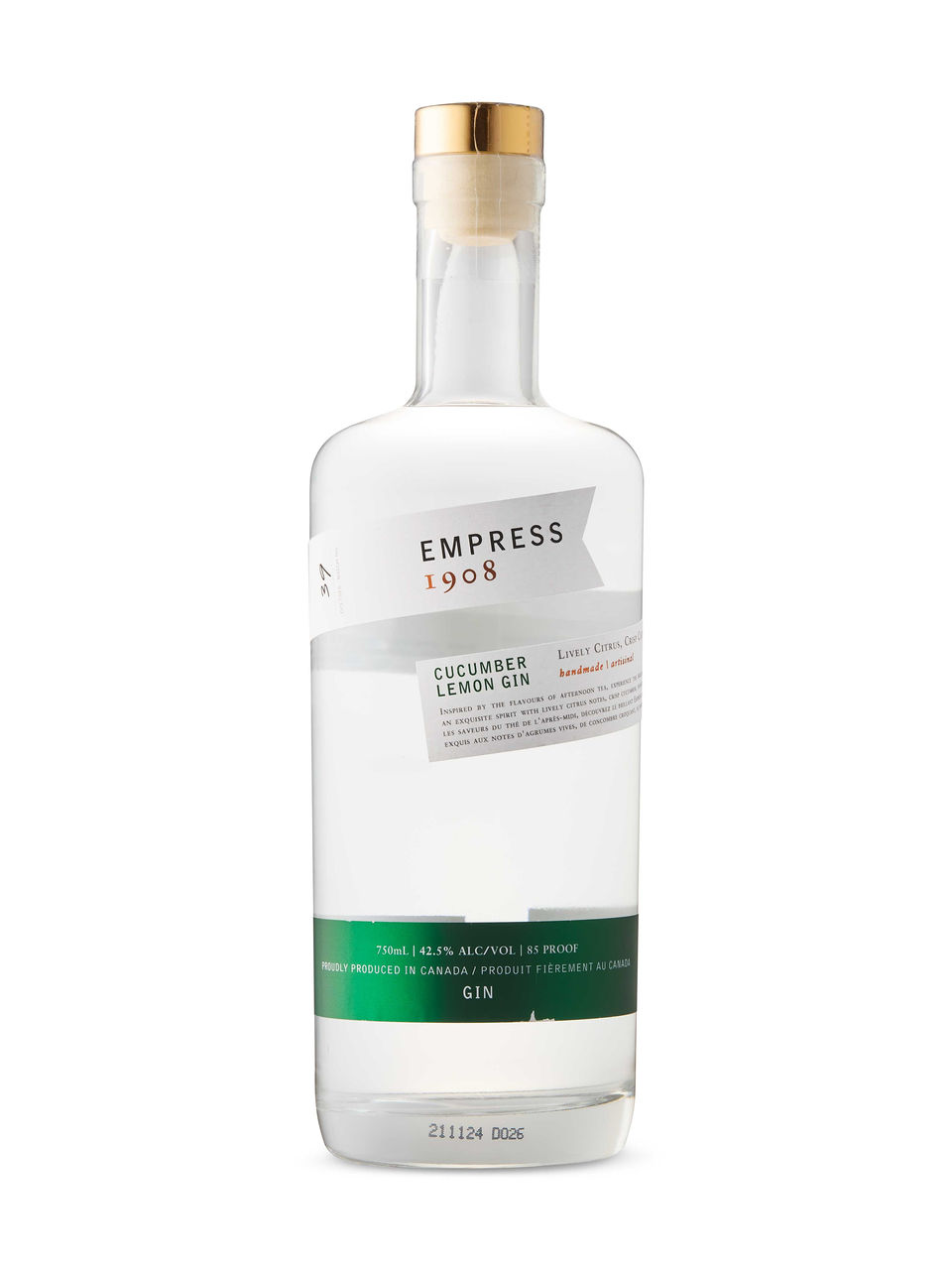 Empress 1908 Cucumber Lemon Gin 750ml 42.5%