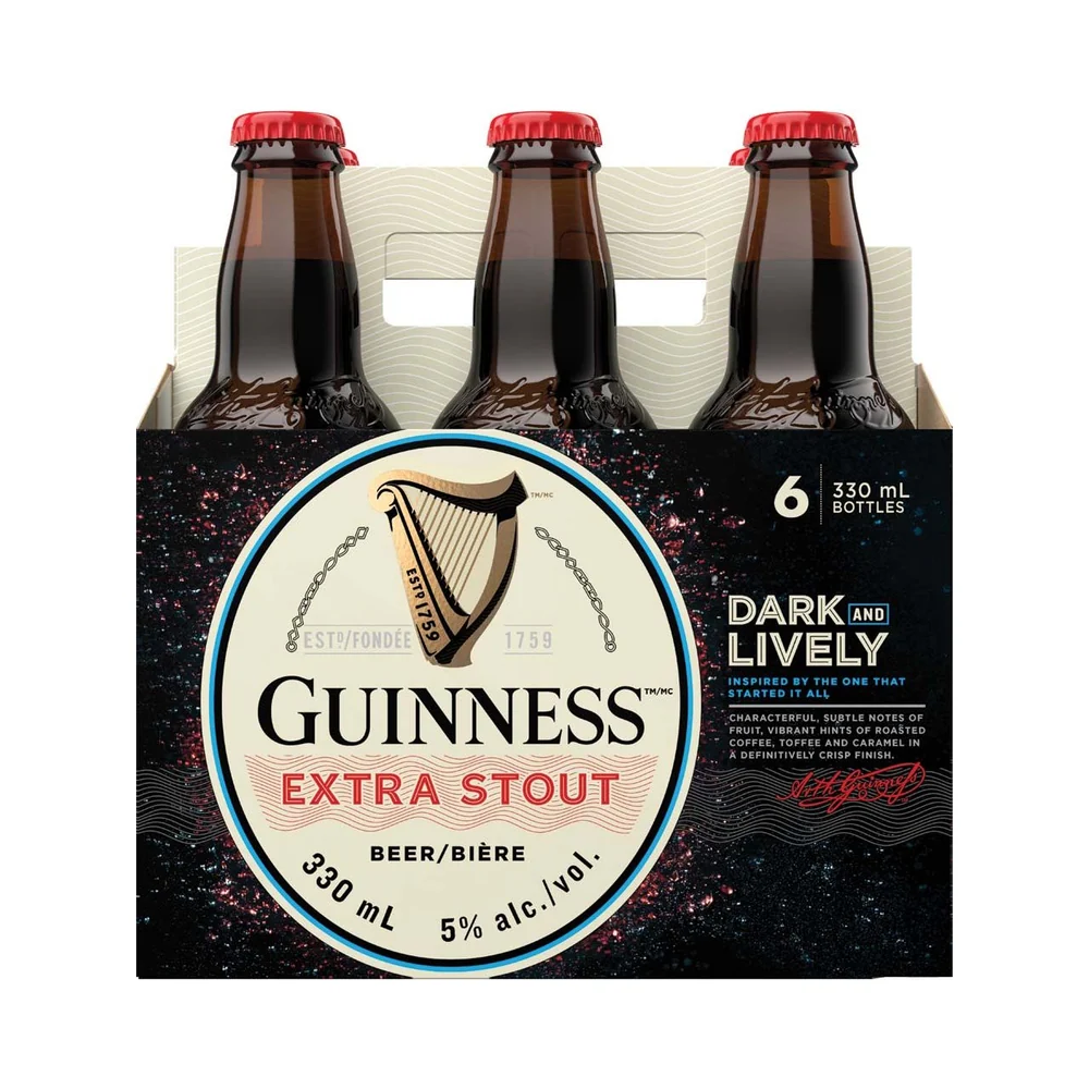 Guinness Extra Stout 330ml x 6 btl