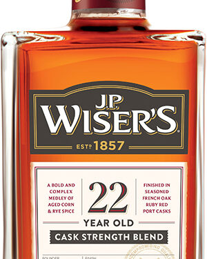 J.P. Wiser’s 22 Year Cask Strength 750ml 59.7%