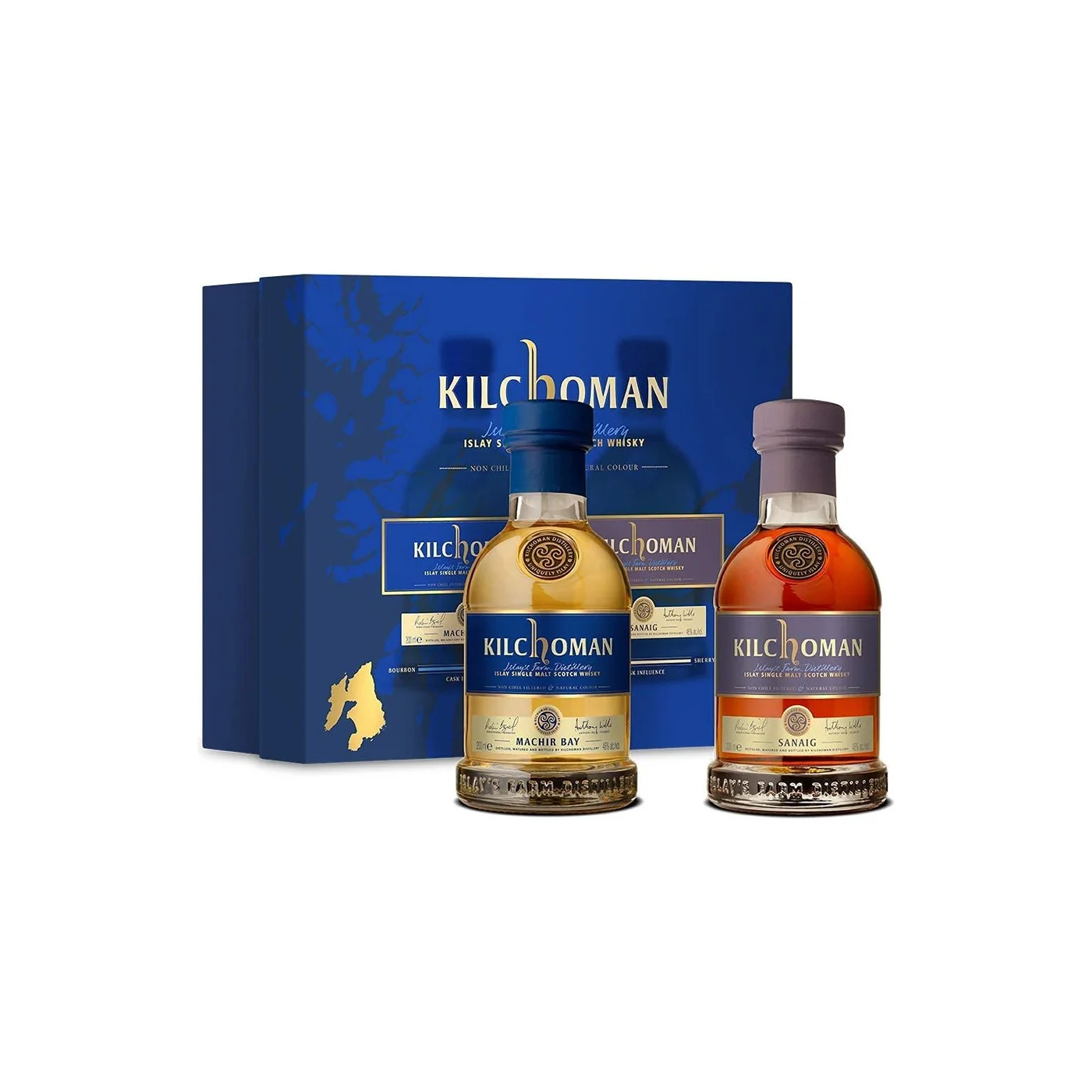 KILCHOAMN GIFT PACK 2 PACK 200ML 46%