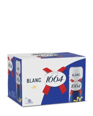 Kronenbourg 1664 Blanc Wheat Ale 355ML | 6 Cans