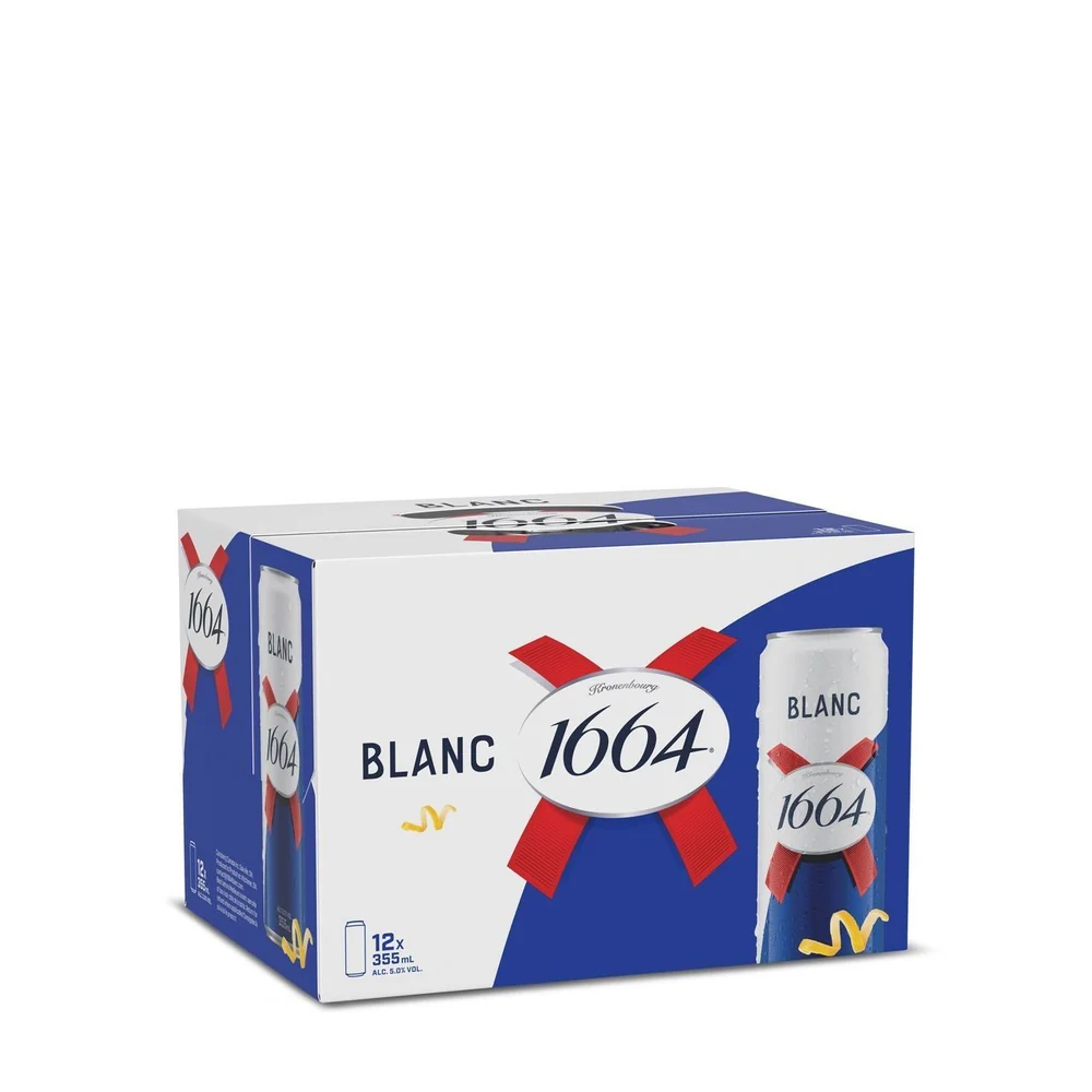 Kronenbourg 1664 Blanc Wheat Ale 355ML | 6 Cans