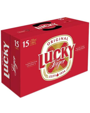 Lucky Lager 355ML | 15 Cans