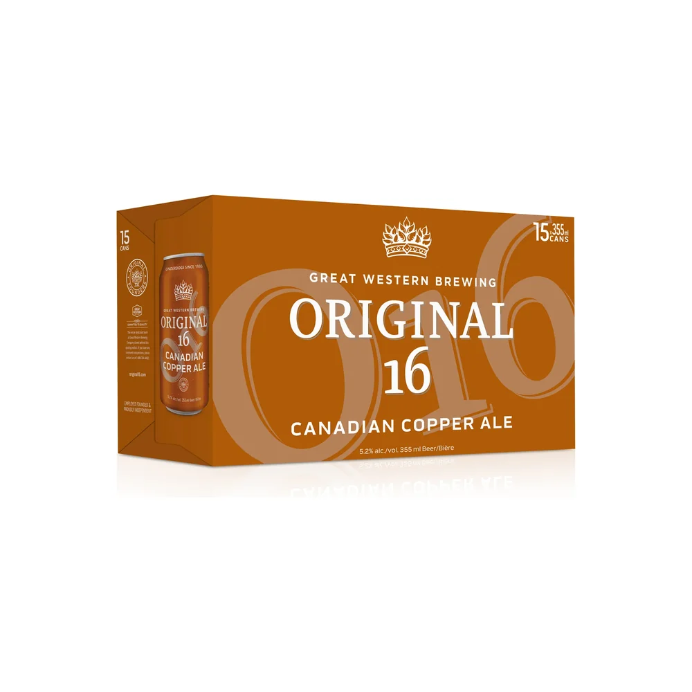 Original 16 Canadian Copper Ale 355ML | 15 cans