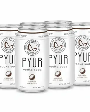 PYUR COCONUT VODKA 6PK