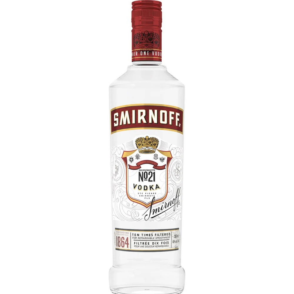 Smirnoff Vodka 750ml 40%
