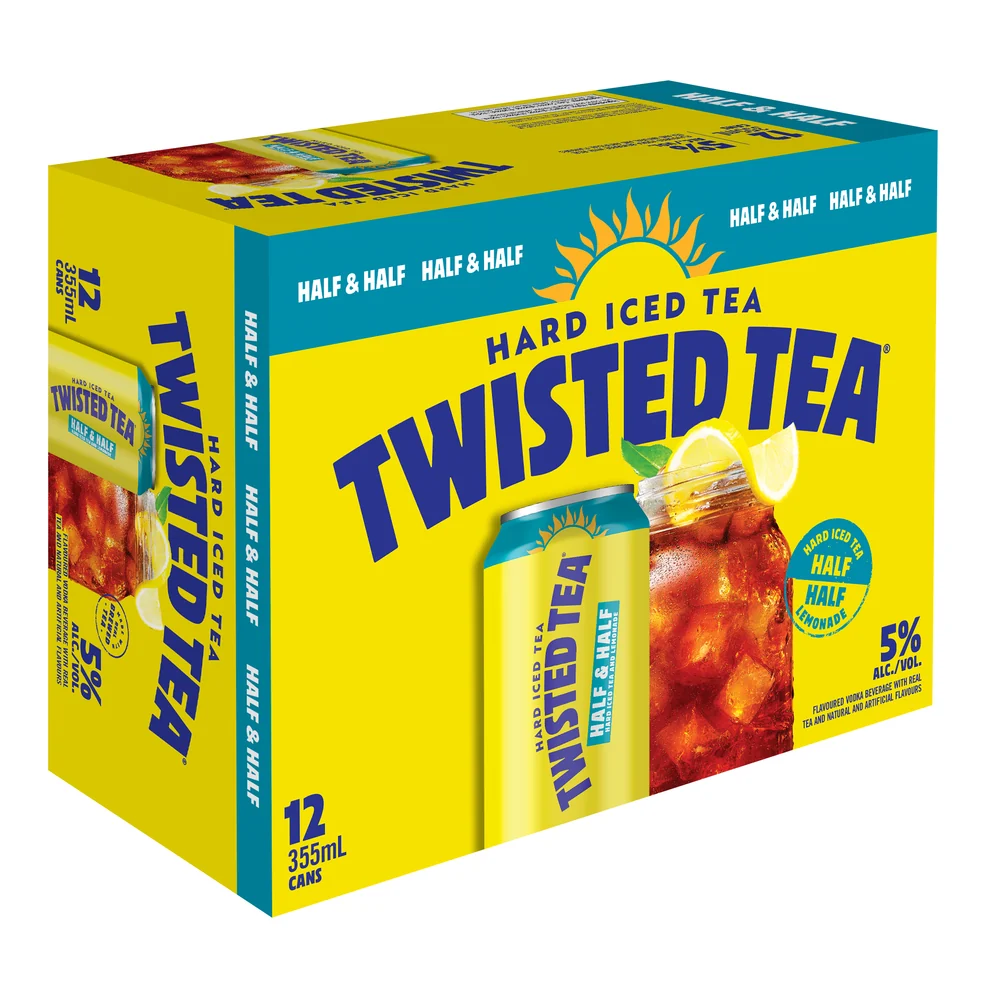 TWISTED TEA HALF & HALF ICED TEA 355ML 12PK