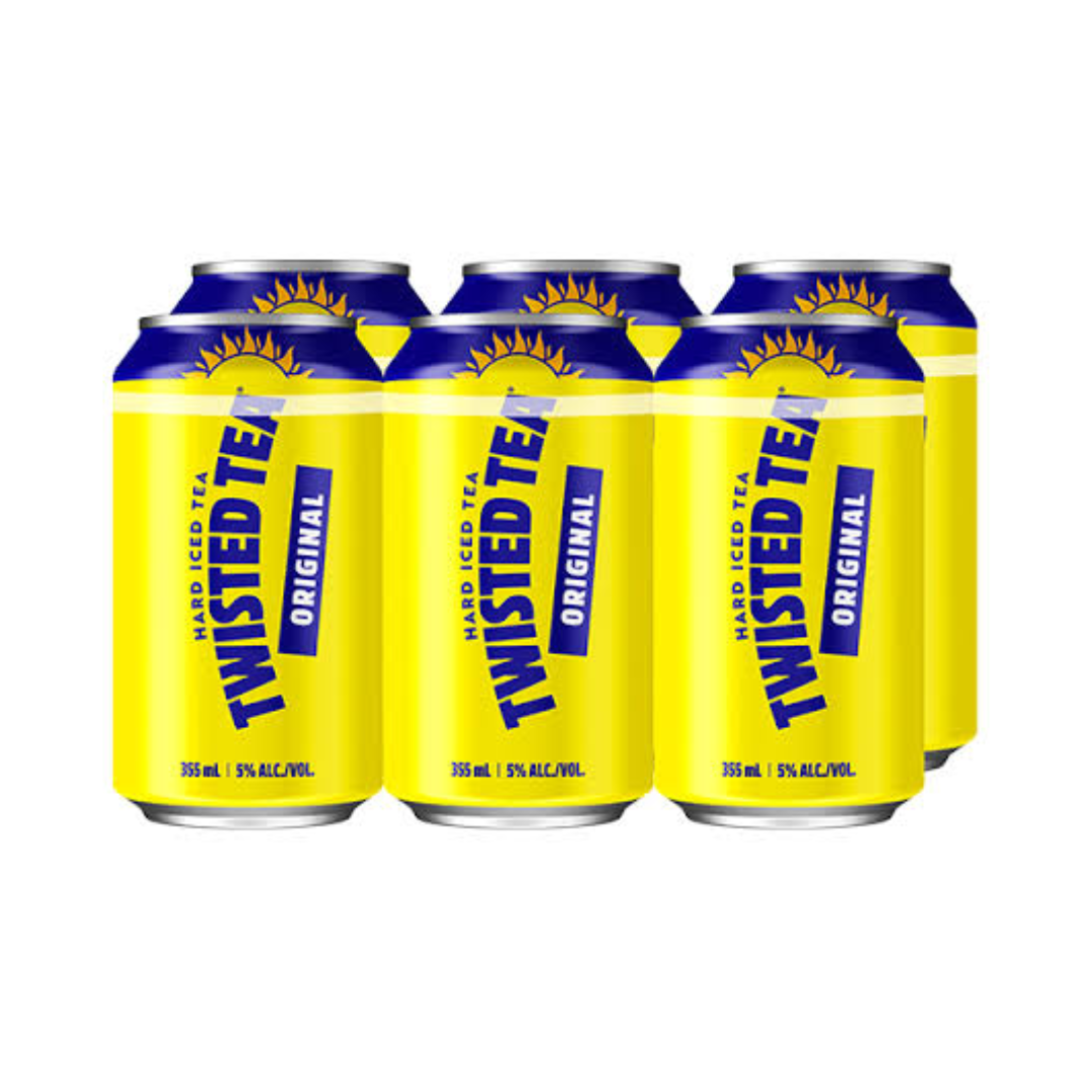 TWISTED TEA ORIGINAL HARD ICED TEA 355ML 6PK