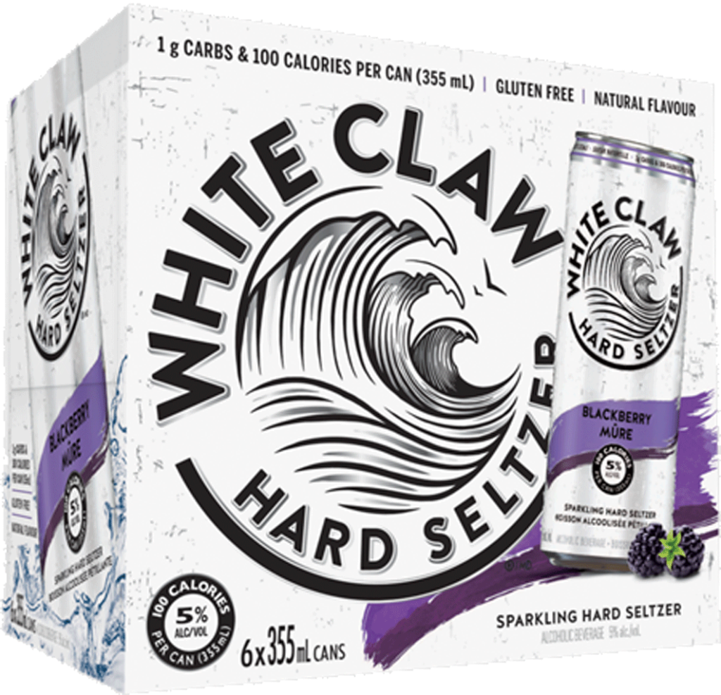 WHITE CLAW BLACKBERRY 355ML 6PK