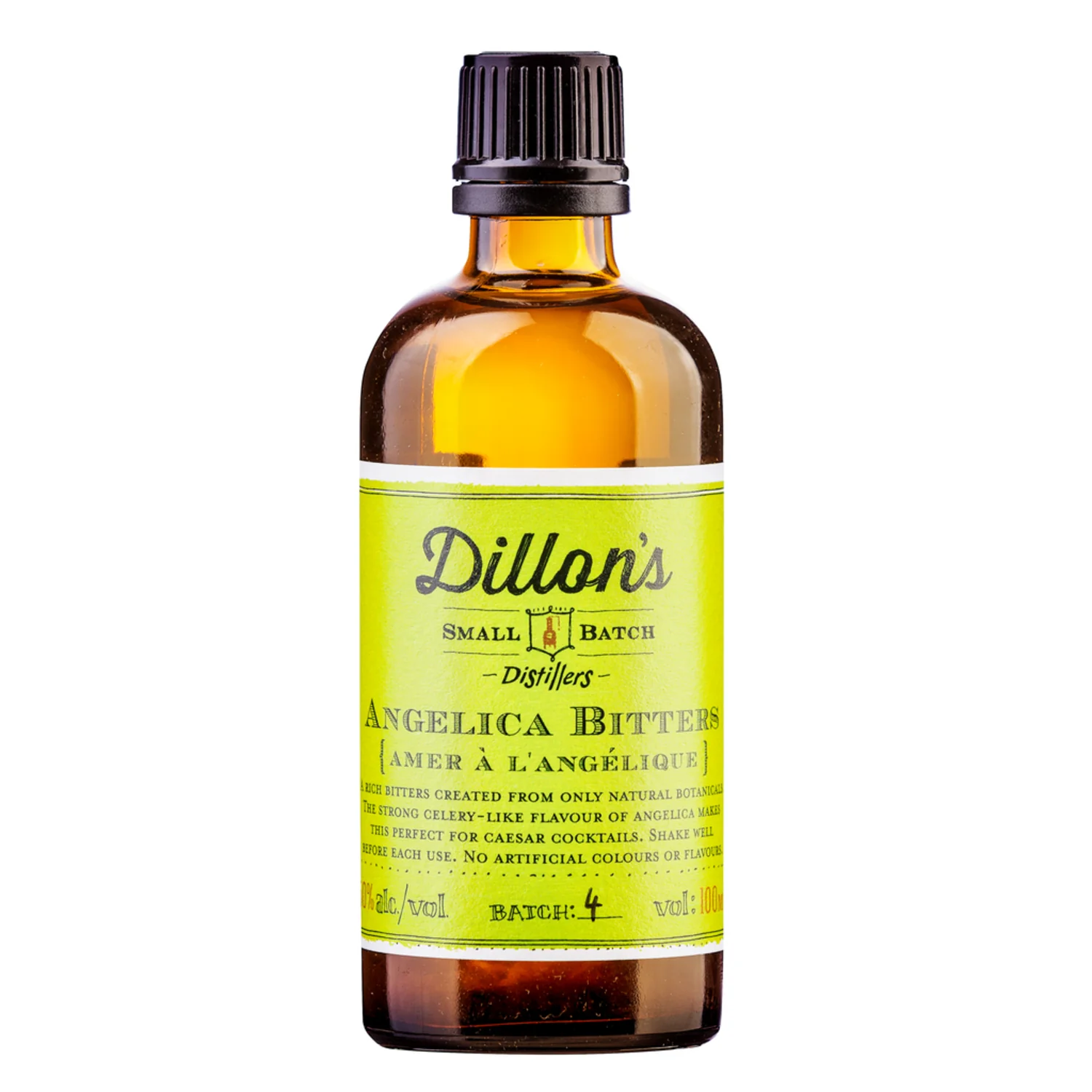 DILLONS ANGELICA BITTERS 100ML 50%