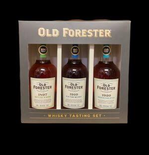OLD FORESTER WHISKY GIFT3 PACK 375ML 50%