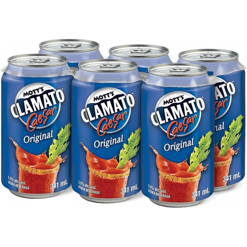 MOTTS CLAMATO ORIGINAL 341ML 6PK