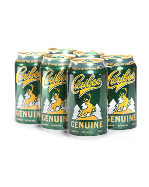 CARIBOO GENUINE DRAFT 6 PACK 5.5% alc./vol