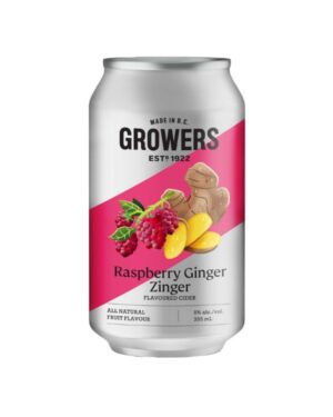 GROWERS RASPBERRY GINGER 6pk