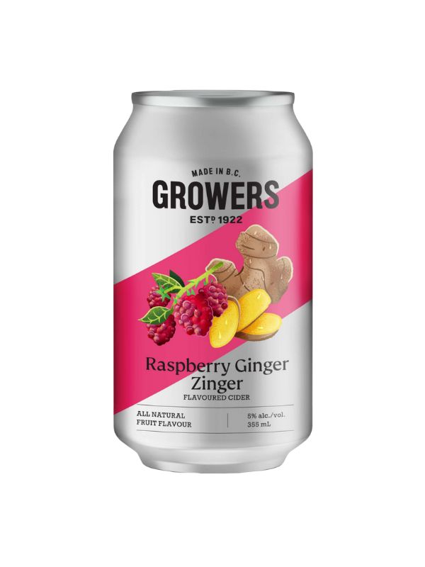 GROWERS RASPBERRY GINGER 6pk