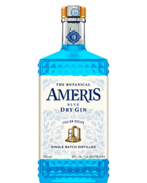 AMERIS BLUE DRY GIN ITALY  700ML 40%