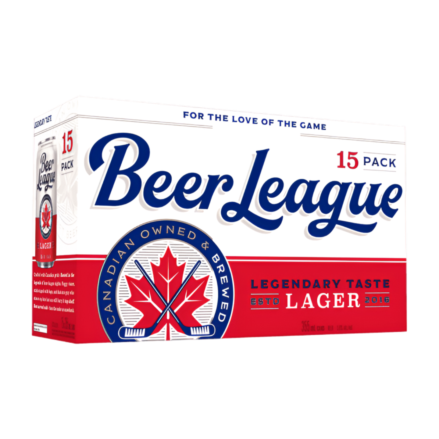 BEER LEAGUE LAGER 15-PACK 355ML 5%