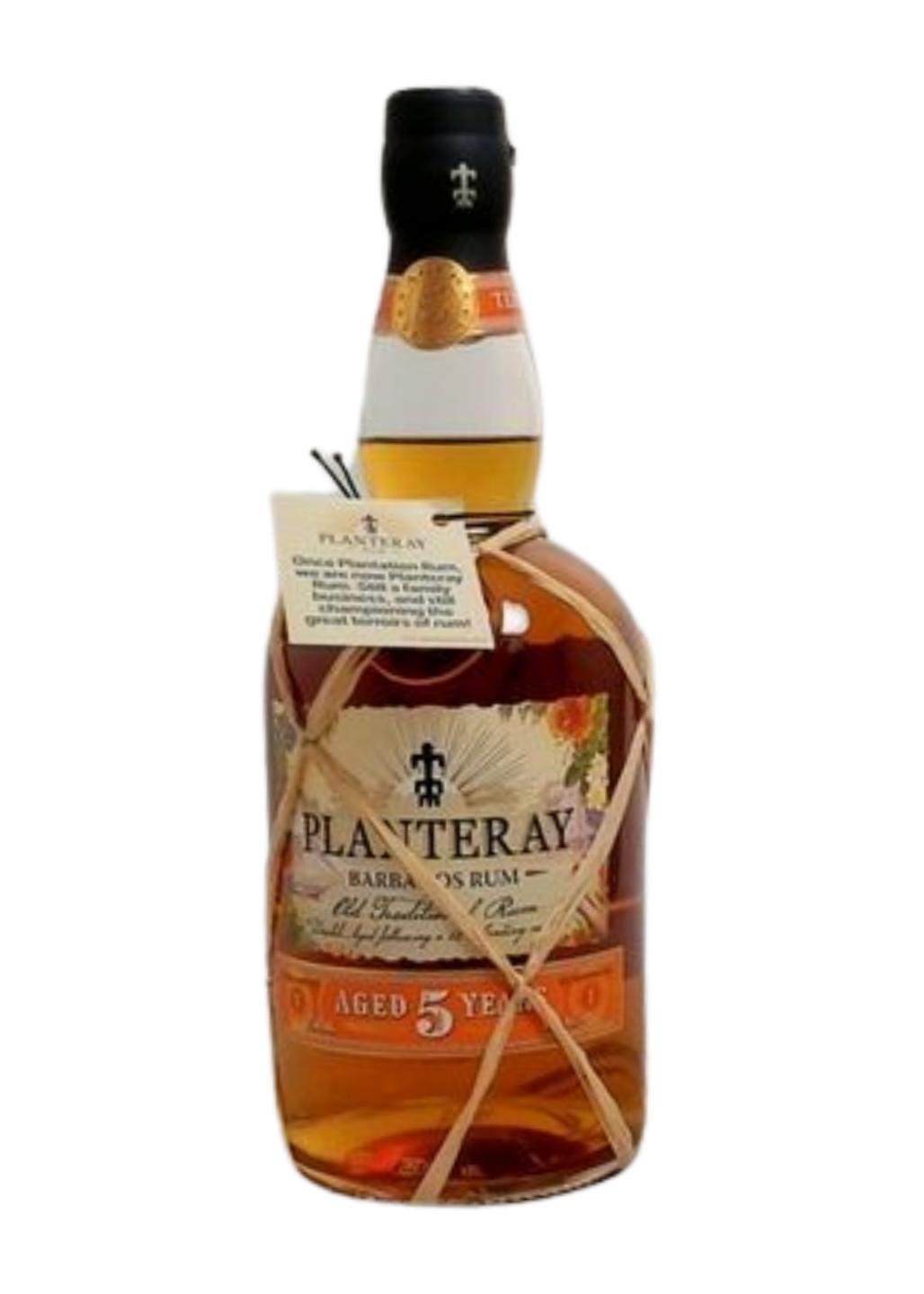 PLANTERAY 5YR BARBADOS AMBER RUM 750ML 40%
