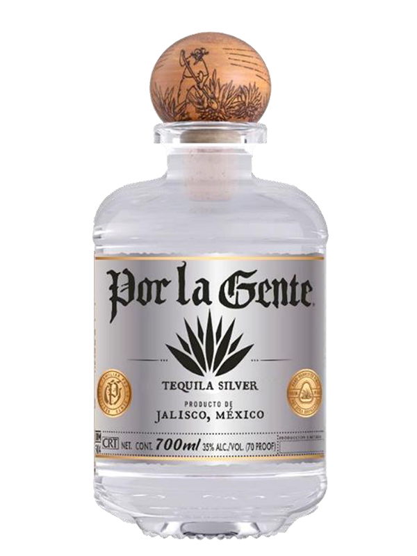 POR LA GENTE SILVER TEQUILA 700ML 40%