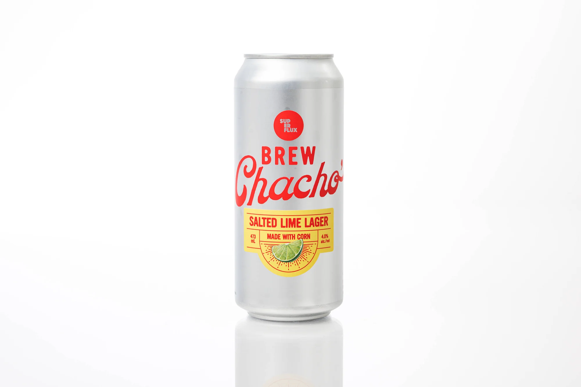 SUPERFLUX BREWCHACHO SALTED LIME LAGER 473ML 4%