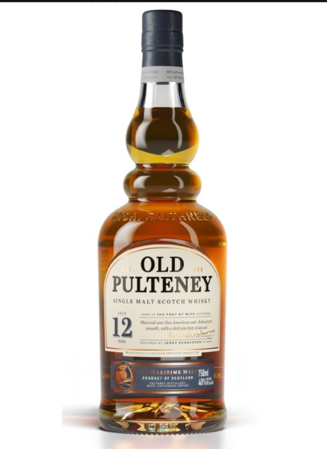OLD PULTENEY 12 YR. OLD SINGLE MALT 40% alc./vol