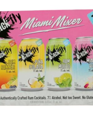 BLACK FLY TROPICAL RUM MIXER 12PK 355ML 7%