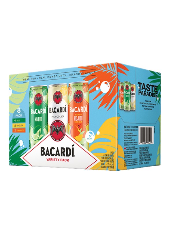 BACARDI RTD MIX 8 PACK 355ML 5%