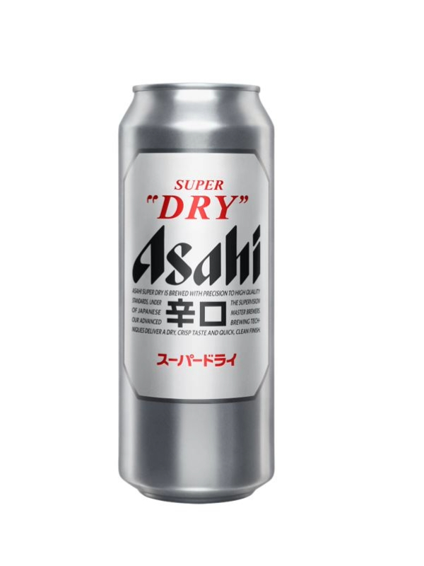 ASAHI SUPER DRY 4PACK 500ML 5ACL%
