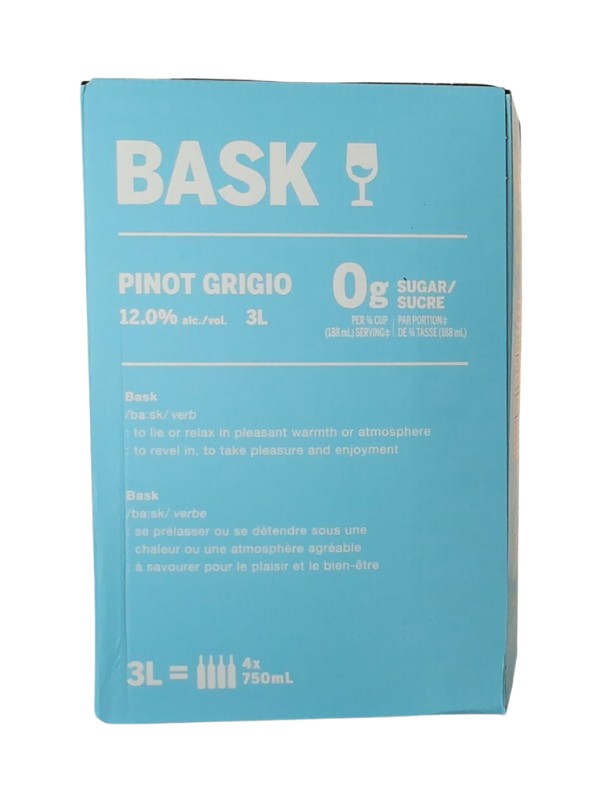 BASK PINOT GRIGIO 3L 12%