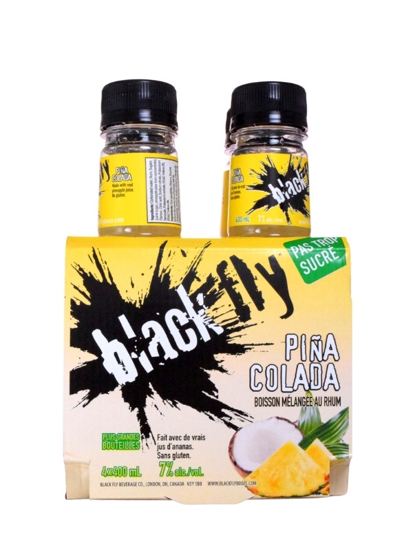 BLACK FLY RUM PINA COLADA 4PACK 400ML 7%