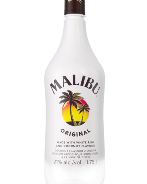 MALIBU COCONUT FLAVOURED LIQUOR ( 21% alc)